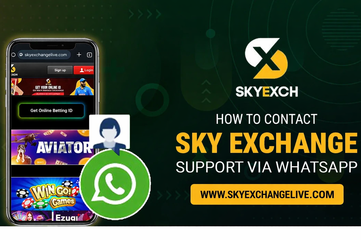 Sky Exchange WhatsApp Number – 24/7 Instant Live Support